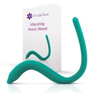 NIB intimate Rose Vibrating pelvic wand Green Still shrink wrapped